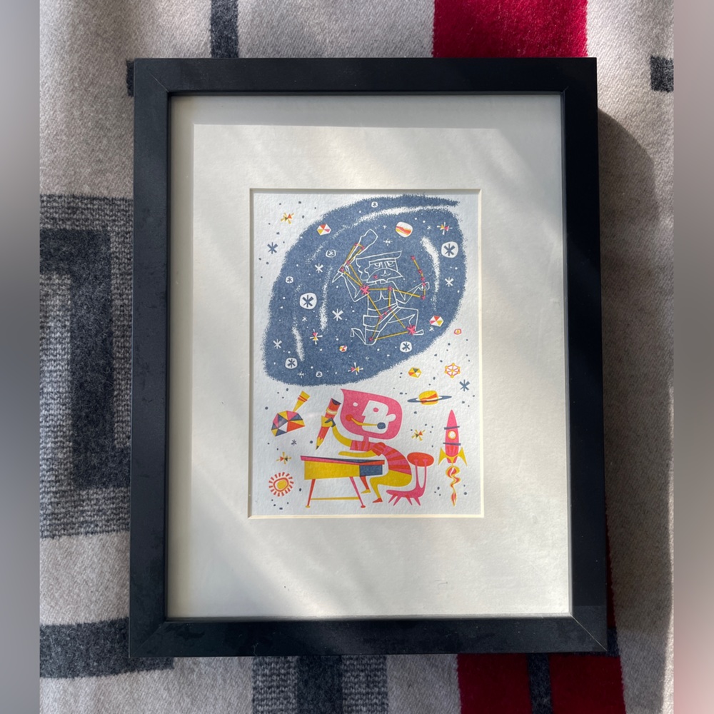 The weekend press- letterpress print